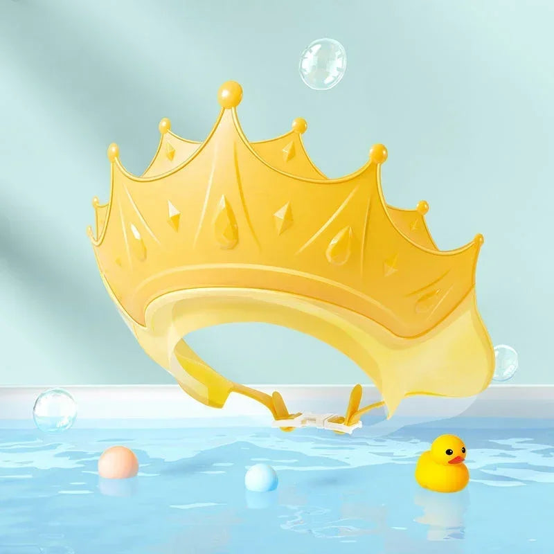 Crown Baby Shower Cap