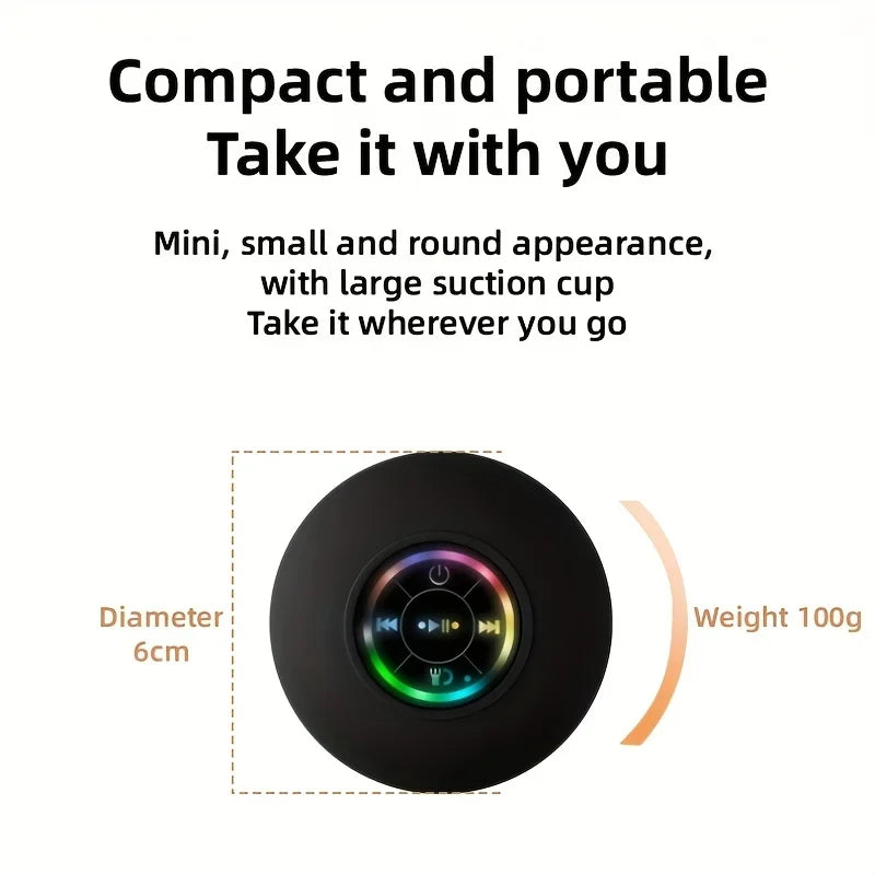 Waterproof Wireless LED Bluetooth Speaker