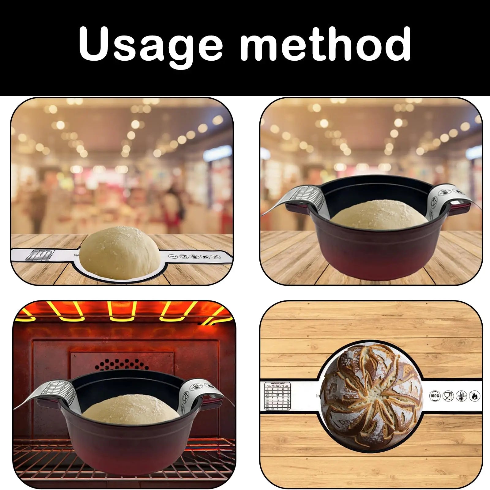 usage method for silicon bread sling