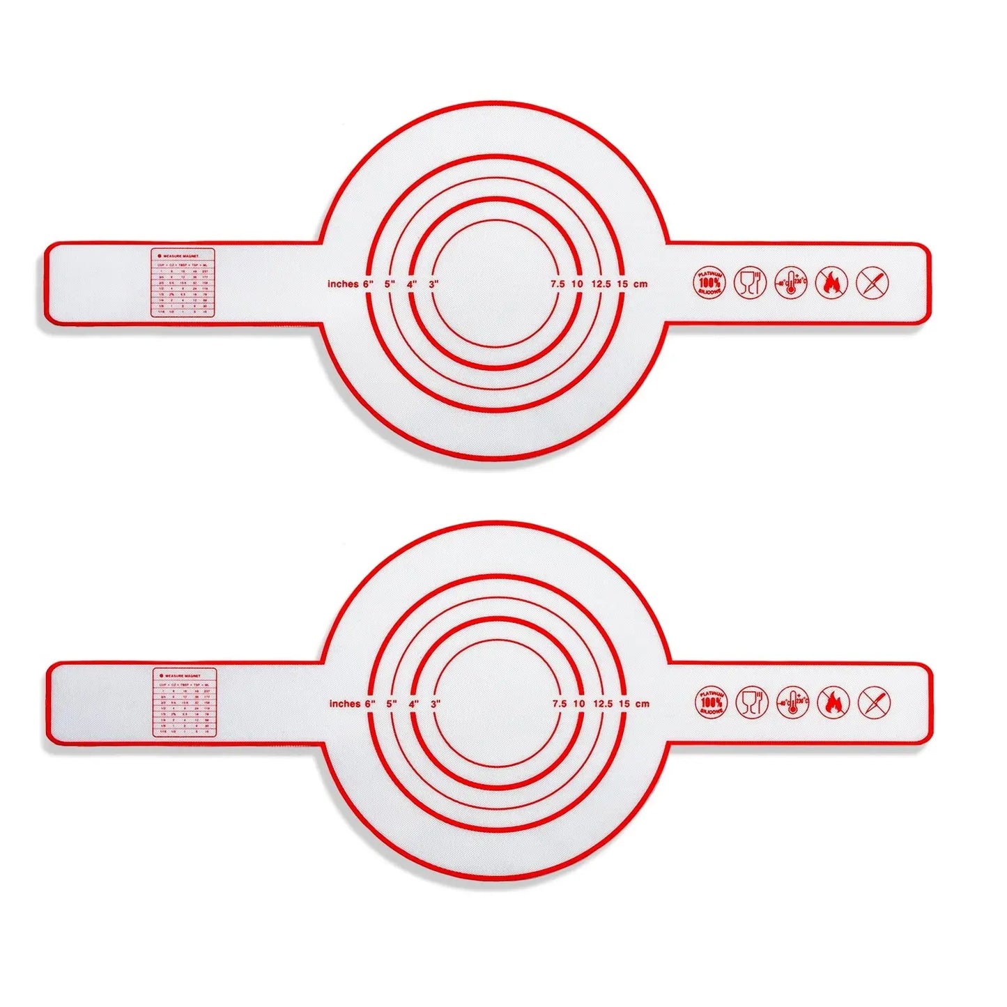 red set of reusable silicon bread sling