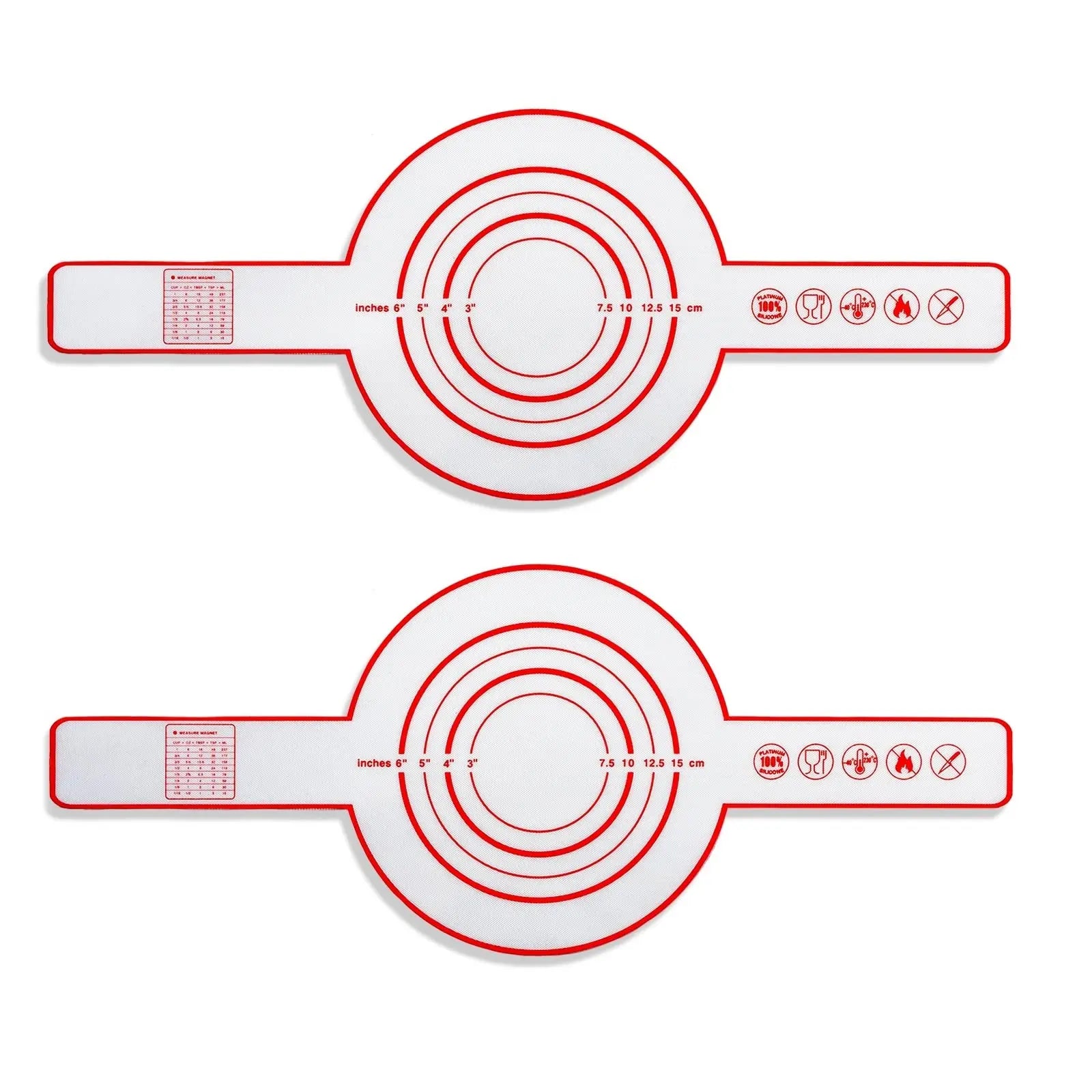 red set of reusable silicon bread sling