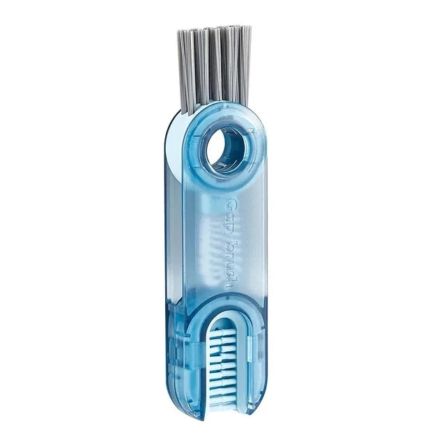 blue bottle cleaning brush