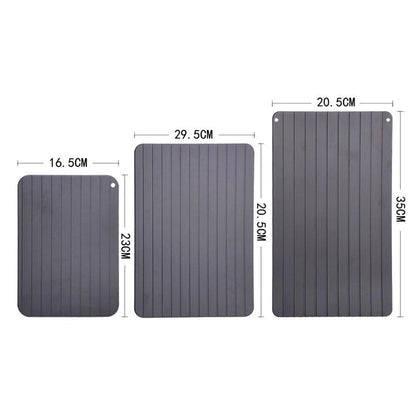size options for the meat defrosting tray