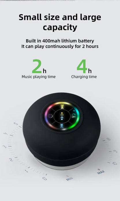 Waterproof Wireless LED Bluetooth Speaker
