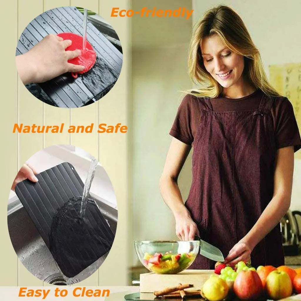 easy to clean rapid defrosting tray