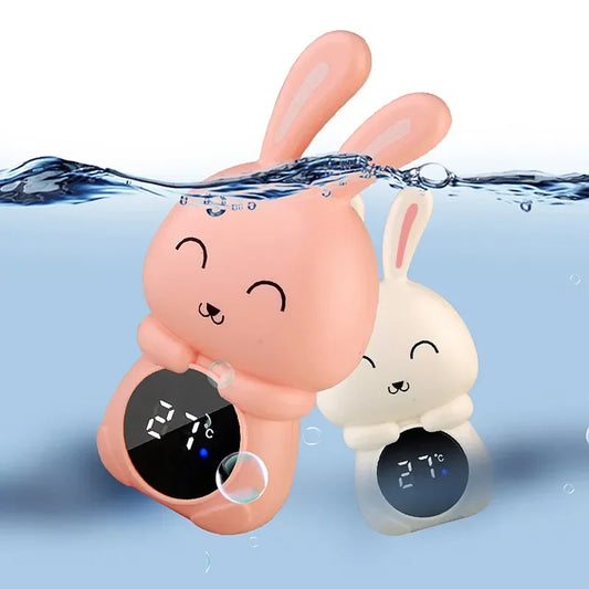 baby bath thermometer in water
