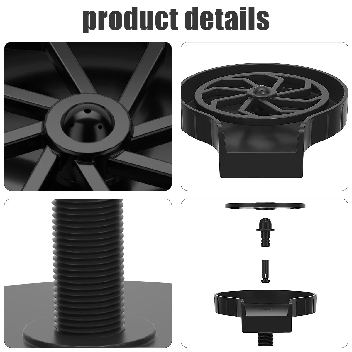 High Pressure Cup Washer For Kitchen Sink