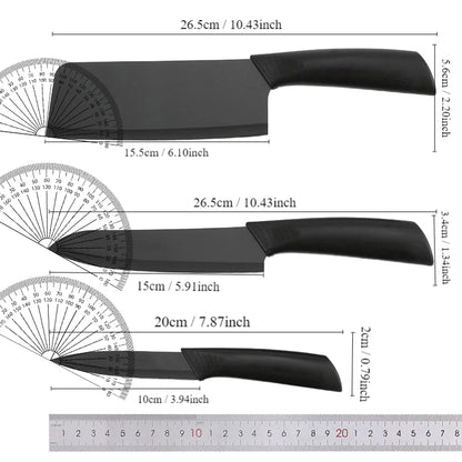 Black Stainless Steel Kitchen Knives