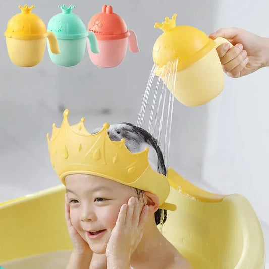 Crown Baby Shower Cap