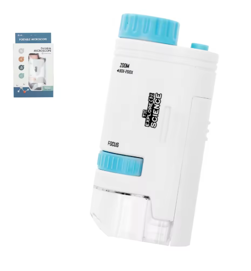 blue mini microscope for kids