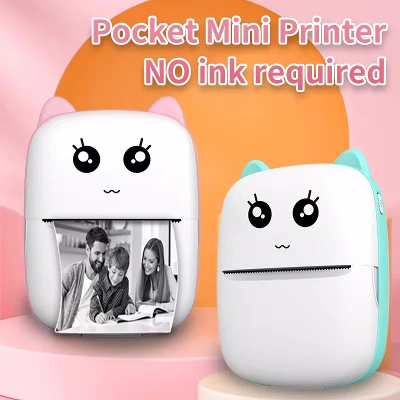 Mini portable printer color options