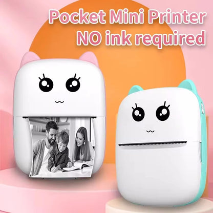 Mini portable printer color options