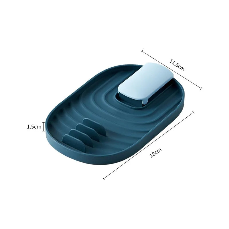 blue spatula and lid holder